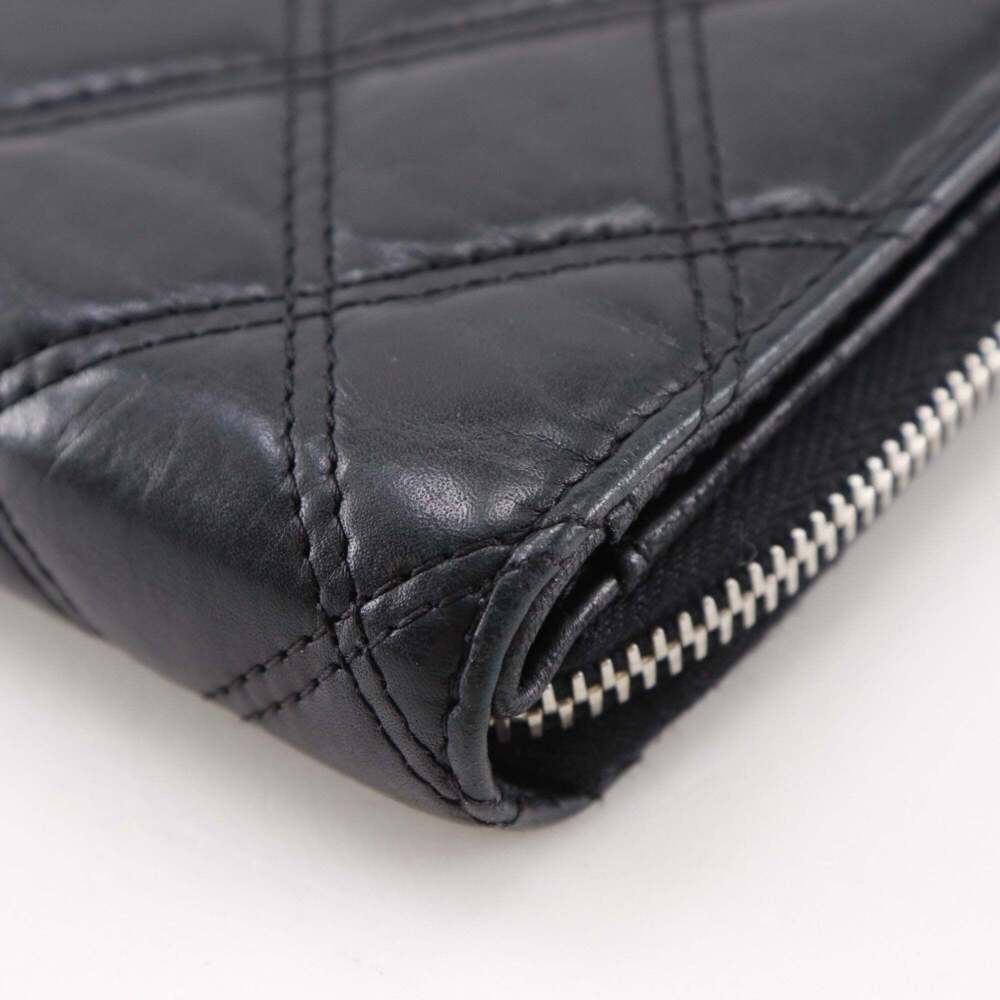 CHANEL Authentic Black Lambskin Leather Wallet - Picture 7 of 16